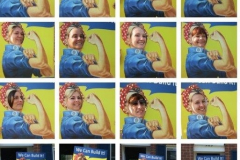 2018 Women Build Rosie the Riveter collage